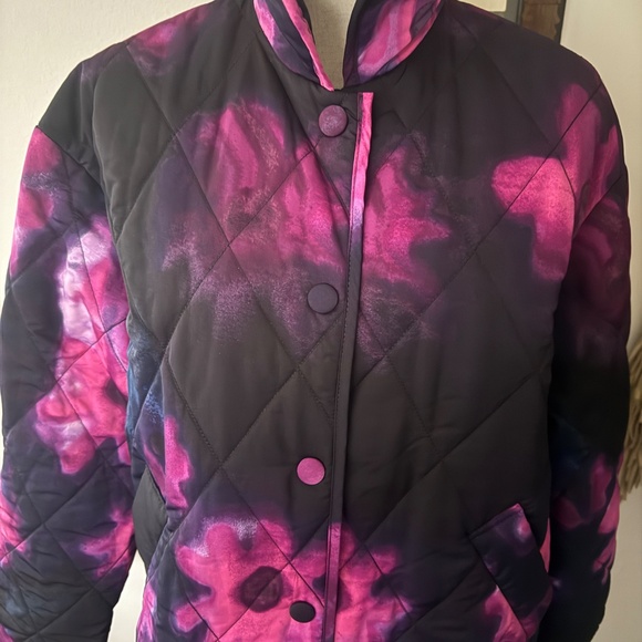 Rachel Comey x Target Smudge Floral Quilted Coat M - Picture 5 of 8